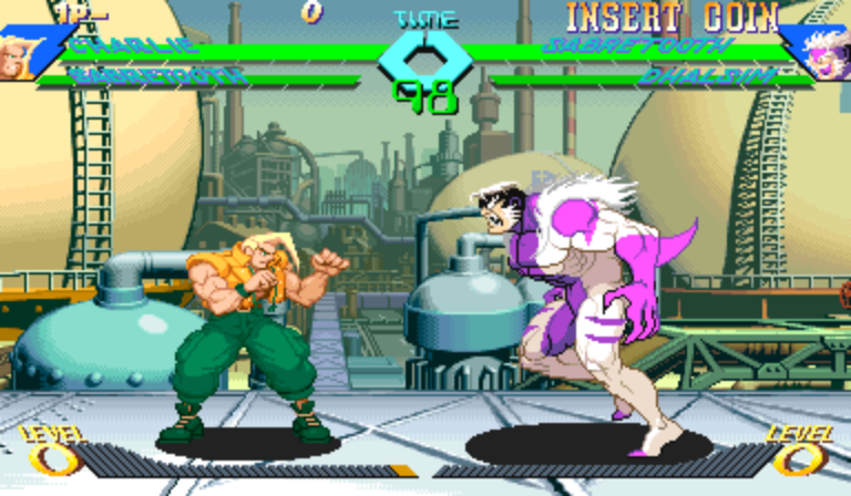 X-Men Vs. Street Fighter (USA 961023) Screenshot 1